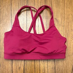 Lululemon Magenta Energy Sports Bra